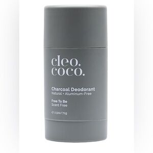 ✨ Cleo + Coco Charcoal Deodorant – Free To Be (Scent Free) ✨